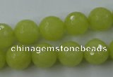 CCN794 15.5 inches 8mm faceted round candy jade beads wholesale