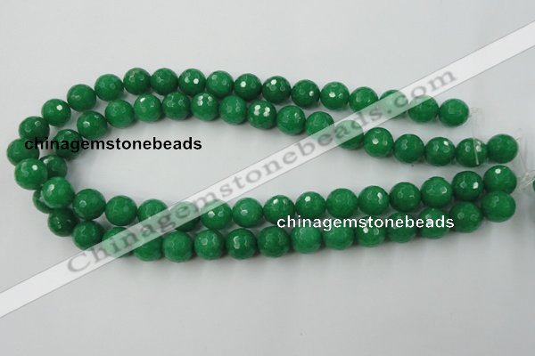CCN848 15.5 inches 14mm faceted round candy jade beads wholesale