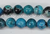 CCO164 15.5 inches 12mm round dyed natural chrysotine beads
