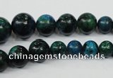 CCS410 15.5 inches 6mm - 14mm round dyed chrysocolla gemstone beads