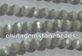 CCT302 15 inches 4mm faceted round cats eye beads wholesale