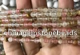 CCY630 15.5 inches 4mm round volcano cherry quartz beads wholesale