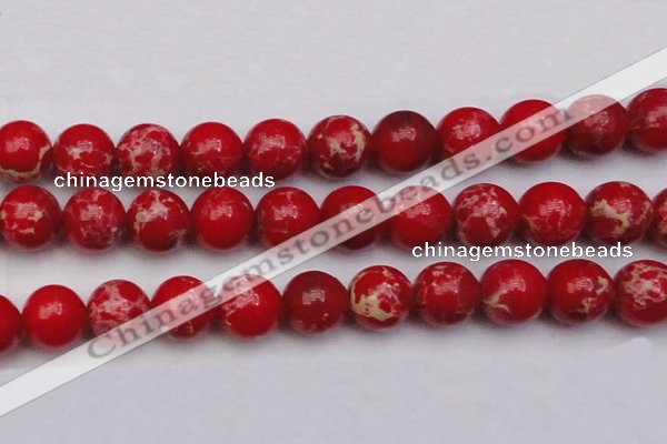 CDE2031 15.5 inches 22mm round dyed sea sediment jasper beads