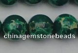 CDE2085 15.5 inches 20mm round dyed sea sediment jasper beads