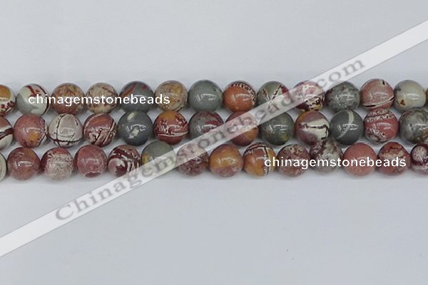CDJ405 15.5 inches 14mm round sonoran dendritic jasper beads
