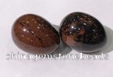 CDN1377 35*45mm egg-shaped mahogany obsidian decorations wholesale