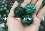 CDN22 30mm round natural malachite gemstone decorations