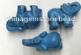 CDN418 25*50*35mm elephant imitation turquoise decorations wholesale