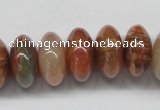 CDQ32 15.5 inches 10*18mm rondelle natural red quartz beads wholesale