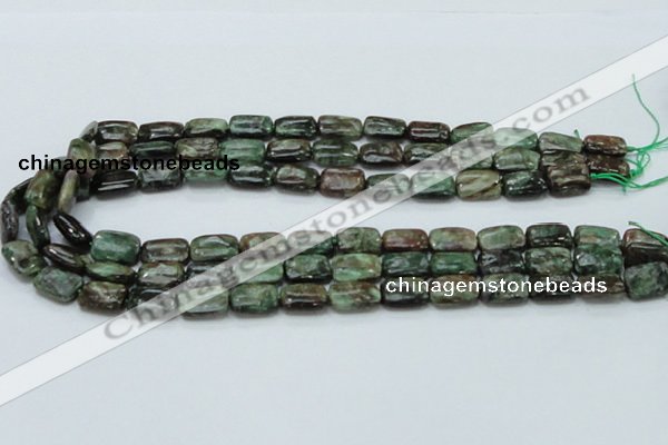 CEM18 15.5 inches 10*14mm rectangle emerald gemstone beads wholesale