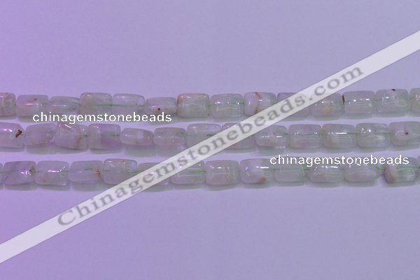 CFL1223 15.5 inches 8*12mm rectangle green fluorite gemstone beads