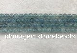 CFL1515 15.5 inches 6mm round blue fluorite gemstone beads