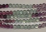 CFL550 15.5 inches 4mm round fluorite gemstone beads wholesale