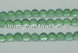 CFL611 15.5 inches 6mm round A grade green fluorite beads wholesale