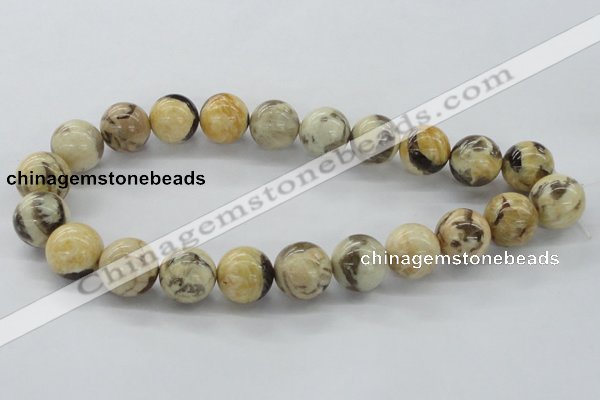 CFS06 15.5 inches 18mm round natural feldspar gemstone beads