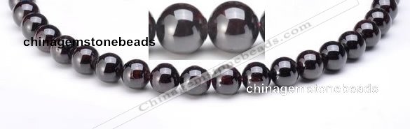 CGA18 6mm round natural garnet gemstone beads Wholesale