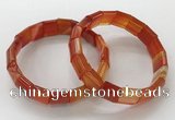 CGB3169 7.5 inches 12*15mm rectangle agate bracelets wholesale
