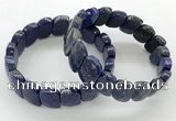 CGB3455 7.5 inches 10*15mm faceted marquise lapis lazuli bracelets