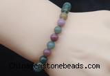 CGB5019 6mm, 8mm round Indian agate beads stretchy bracelets