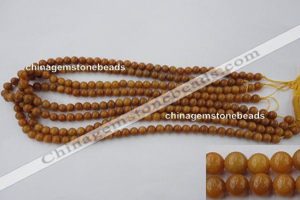 CGJ301 15.5 inches 6mm round goldstone jade beads wholesale