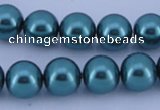 CGL251 2PCS 16 inches 25mm round dyed plastic pearl beads wholesale