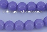 CGL803 5PCS 16 inches 10mm round heated glass pearl beads wholesale
