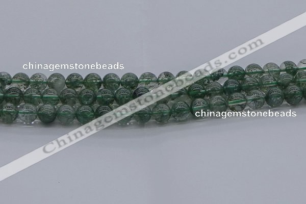 CGQ502 15.5 inches 8mm round imitation green phantom quartz beads
