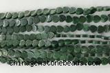 CHG104 15.5 inches 6mm flat heart African jade gemstone beads wholesale
