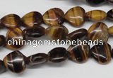 CHG20 15.5 inches 10*10mm heart yellow tiger eye beads wholesale