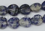 CHG43 15.5 inches 14*14mm heart sodalite gemstone beads wholesale