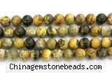 CHJ123 15.5 inches 12mm round honeybee jasper gemstone beads