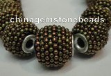 CIB396 15mm round fashion Indonesia jewelry beads wholesale