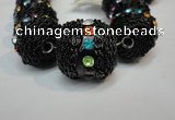 CIB462 25mm round fashion Indonesia jewelry beads wholesale