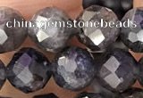 CIL122 15.5 inches 7mm faceted round iolite beads wholesale