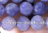 CIL124 15.5 inches 8mm faceted round iolite gemstone beads