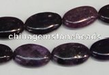 CKU40 15.5 inches 12*20mm oval purple kunzite beads wholesale