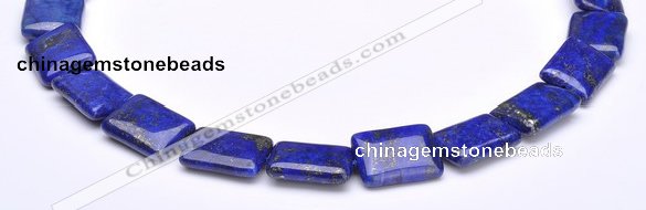 CLA04 15*20mm rectangle deep blue dyed lapis lazuli stone beads