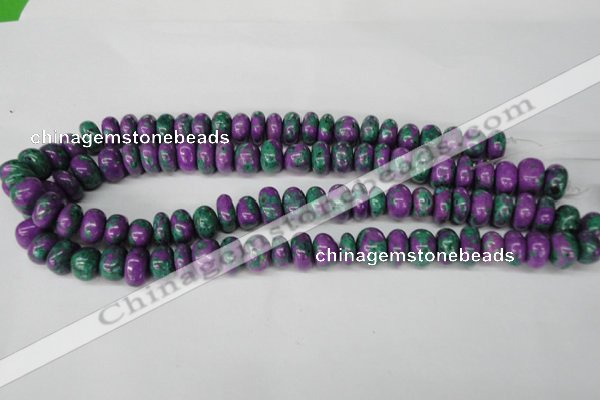 CLA502 15.5 inches 8*12mm nuggets synthetic lapis lazuli beads