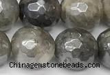 CLB1128 15 inches 12mm faceted round AB-color labradorite beads