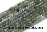 CLB1230 15.5 inches 4mm faceted round labradorite gemstone beads