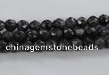 CLB360 15.5 inches 6mm faceted round black labradorite beads wholesale