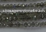 CLB795 15.5 inches 2*3mm faceted rondelle labradorite beads