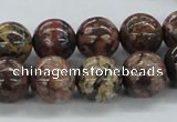 CLD05 15.5 inches 12mm round leopard skin jasper beads wholesale