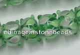 CLG778 14 inches 7*10mm rondelle lampwork glass beads wholesale