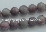 CLI53 15.5 inches 10mm round natural lilac jasper beads wholesale
