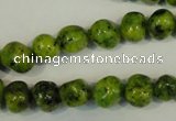 CLJ240 15.5 inches 10mm nuggets dyed sesame jasper beads wholesale