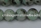CLJ405 15.5 inches 14mm round sesame jasper beads wholesale