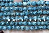 CLJ558 15.5 inches 6mm,8mm,10mm & 12mm faceted round sesame jasper beads
