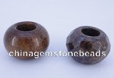CLO18 19*30mm rondelle loose bronzite gemstone beads wholesale