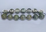 CLS201 7.5 inches 25mm round large Africa stone beads